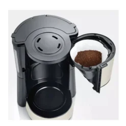 Cafetière 10 tasses 1000w inox laqué beige severin ka9575