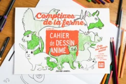 Cahier de dessin animé - comptines de la ferme