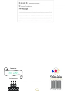 Calendrier avant ou après 30 ans