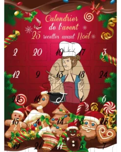 Calendrier avent 25 recettes de noel