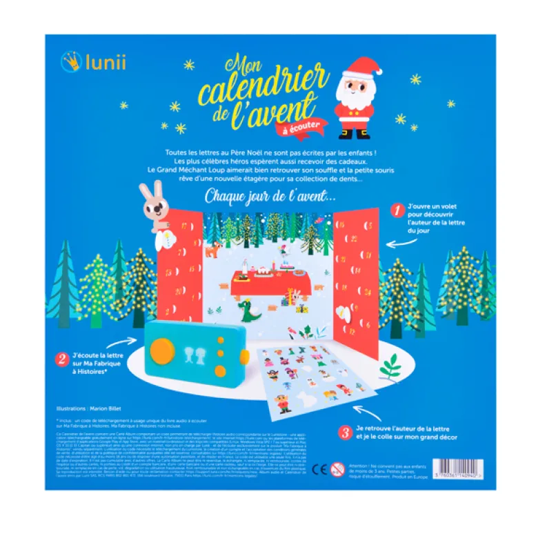 Calendrier de l'Avent à écouter Lunii