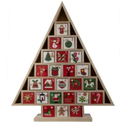 Calendrier de l'avent en bois