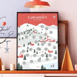 Calendrier de l'avent à gratter -