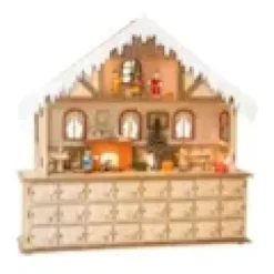 Calendrier de l'avent illuminé salon