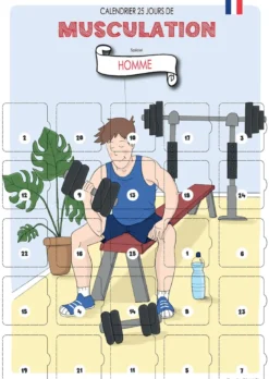 Calendrier de l'avent musculation homme