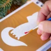 Calendrier de l'avent peinture aux numéros - calendrier de l'avent