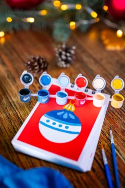 Calendrier de l'avent peinture aux numéros - calendrier de l'avent