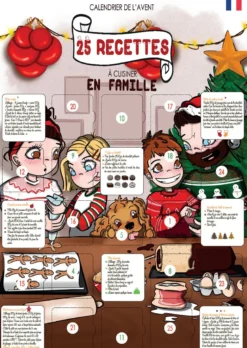 Calendrier de l'avent recettes de noel