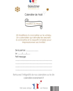 Calendrier de l'avent whisky 25 astuces