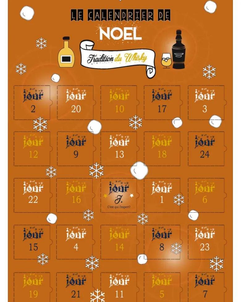 Calendrier de l'avent whisky 25 astuces