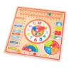 Calendrier mural en bois
