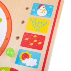 Calendrier mural en bois