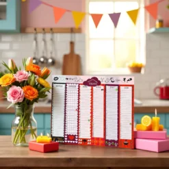 Calendrier perpétuel dates importantes en couple – format a3 – inscriptible