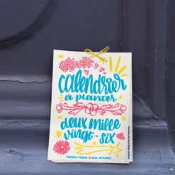 Calendrier à planter 2026, l’art et la couleur, 13 graines
