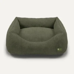 Cama, panier chien velours côtelé vert m