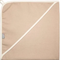 Cape de bain bébé nid d'abeille coton