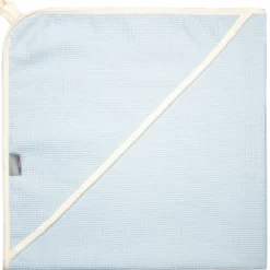 Cape de bain bébé nid d'abeille coton