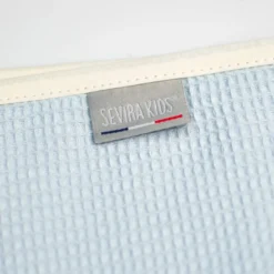 Cape de bain bébé nid d'abeille coton