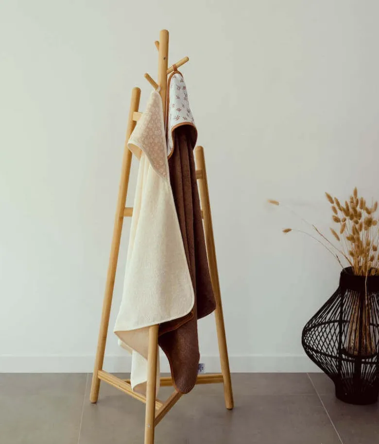 Cape de bain couleur lin