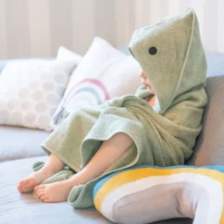 Cape de bain dinosaure