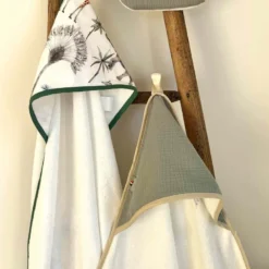 Cape de bain en gaze de coton jeanne