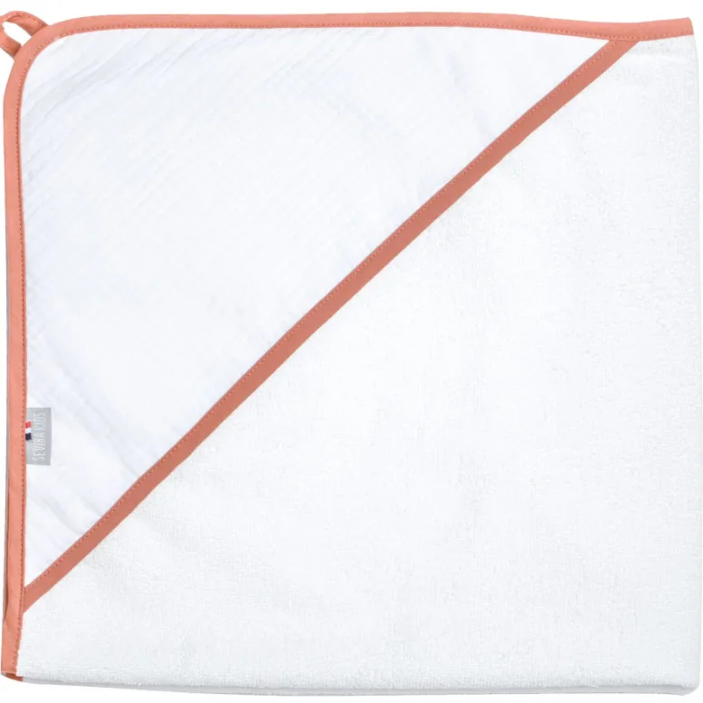 Cape de bain en gaze de coton jeanne