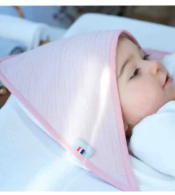 Cape de bain en gaze de coton jeanne