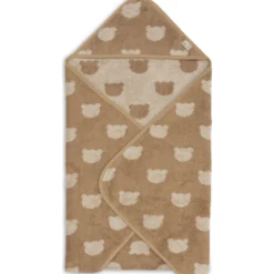 Cape de bain en éponge teddy bear (75 x 75 cm)