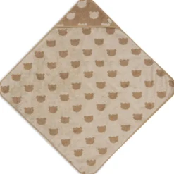 Cape de bain en éponge teddy bear (75 x 75 cm)
