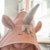 Cape de bain licorne