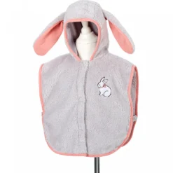 Cape de lapin avec oreilles 2 ans