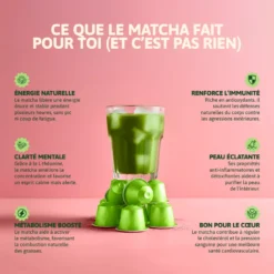30 capsules matcha cérémonie compatibles nespresso - bobo matcha