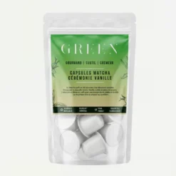 10 capsules matcha latte vanille vegan