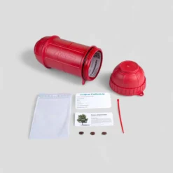 Capsule temporelle rouge