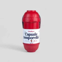 Capsule temporelle rouge