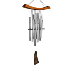 Carillon à vent guérison - argenté