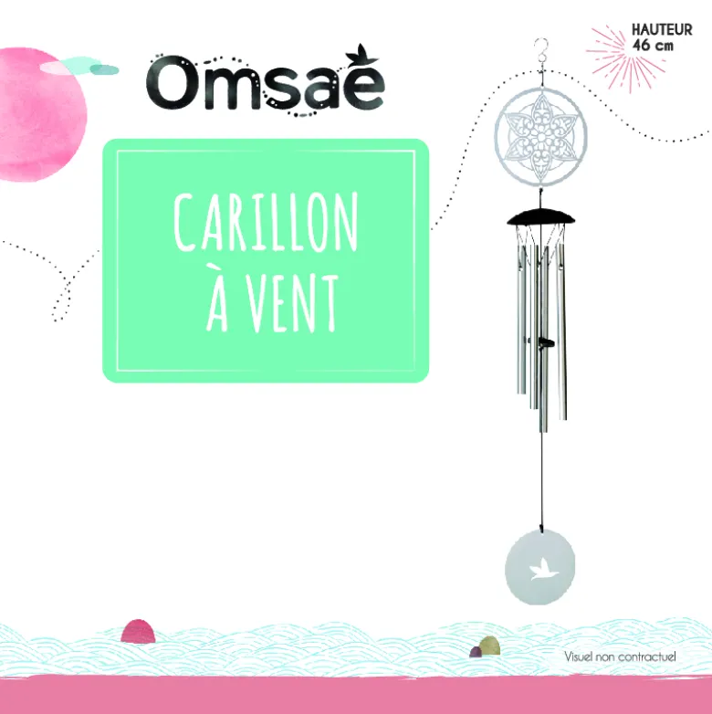 Carillon à vent mandala 46 cm