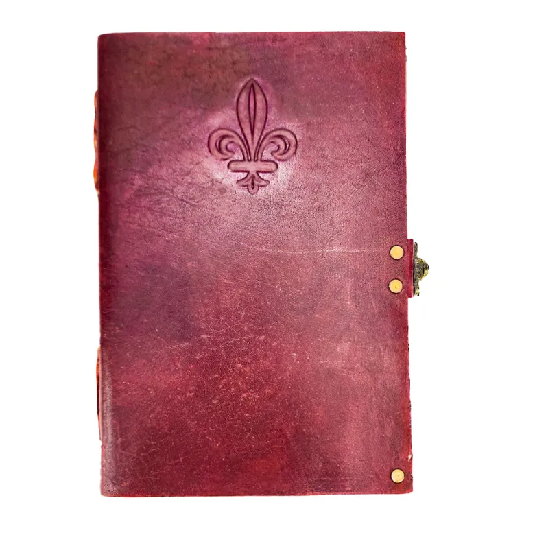 Carnet cuir hook royal gm