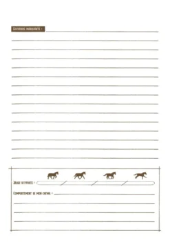 Carnet d'aventures équestres