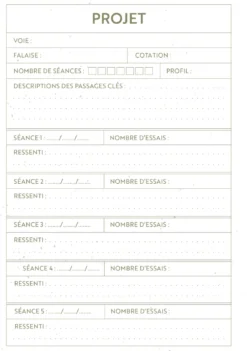 Carnet d'escalade