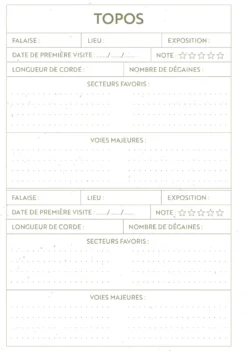 Carnet d'escalade
