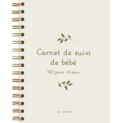 Carnet de suivi de bébé feuille (0-6 mois)