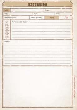 Carnet de voyage en train