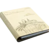 Carnet en bois vignoble