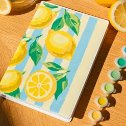 Carnet à peindre Notebook peinture au numéro Citron