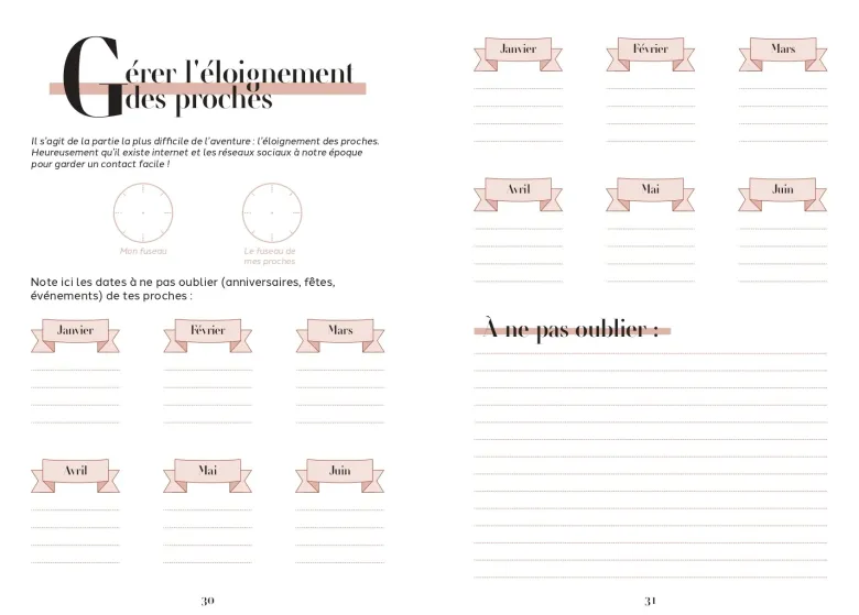 Carnet vivre à l'étranger