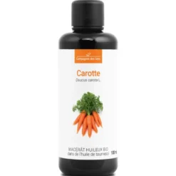 Carotte - macérât huileux bio - 100ml - flacon en verre