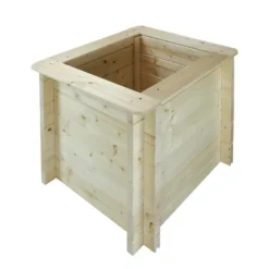 Carre potager exterieur bois - 58x58xh57 cm