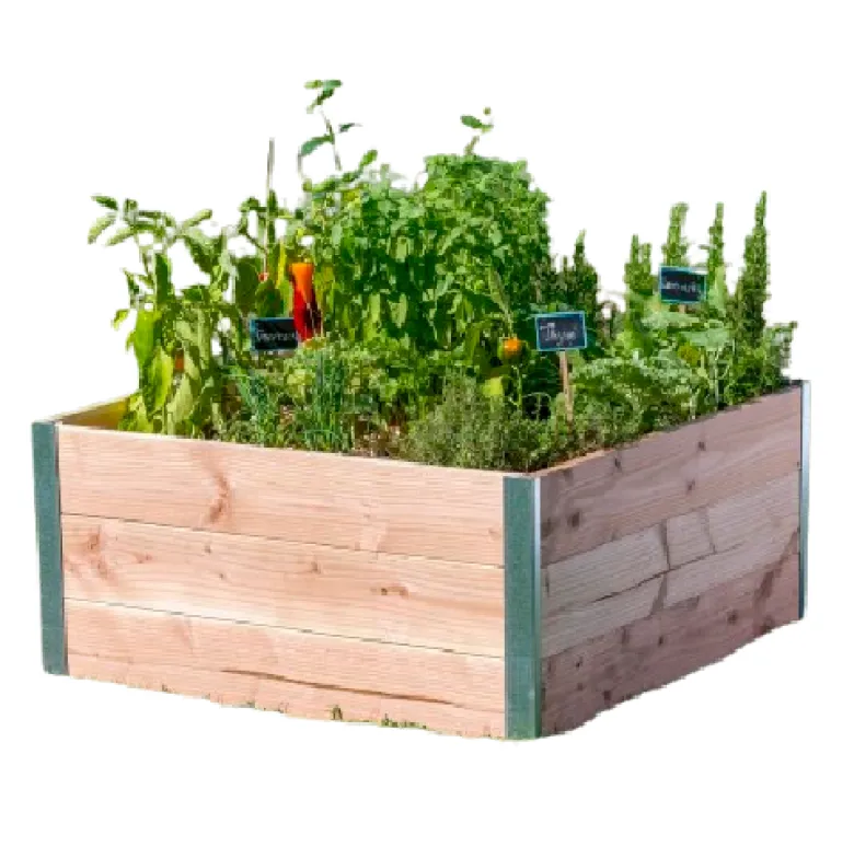 Carre potager steel l100 x l95 x h48cm ep19mm