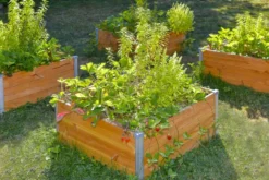 Carre potager steel l100 x l95 x h48cm ep19mm